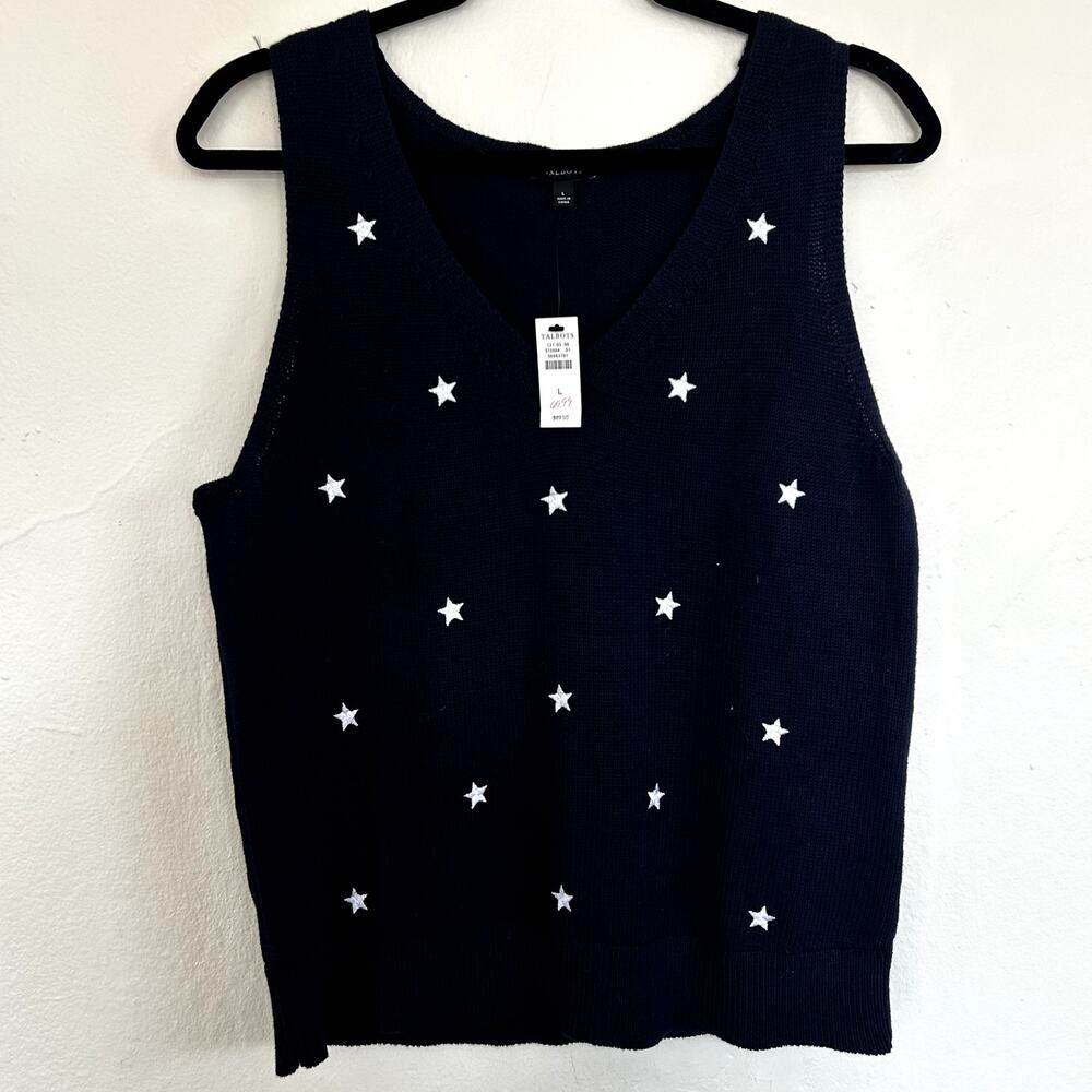 NWT Talbots 4th of July star tank
